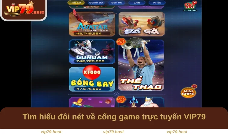 Giới Thiệu VIP79 1 Tìm hiểu đôi nét về cổng game trực tuyến VIP79