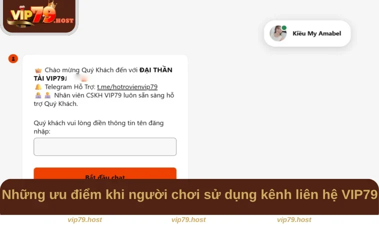 Liên Hệ VIP79 3 Những ưu điểm khi người chơi sử dụng kênh liên hệ VIP79