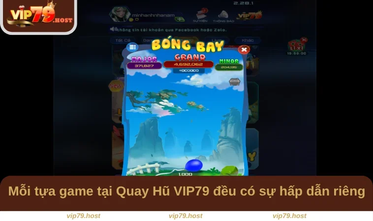 Quay Hũ VIP79 3 Mỗi tựa game tại Quay Hũ VIP79 đều có sự hấp dẫn riêng